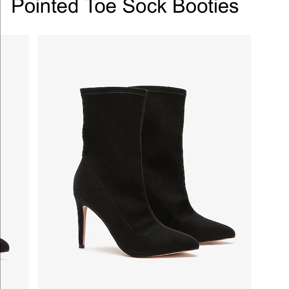 Express pointed sock booties